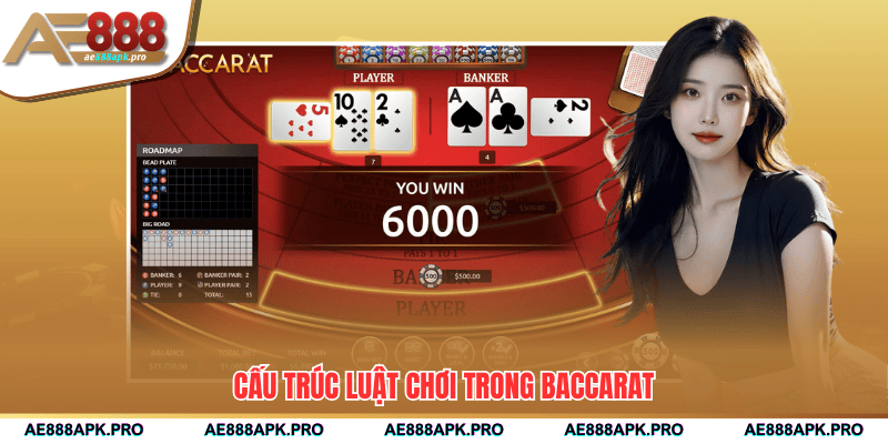 Cấu trúc luật chơi trong Baccarat