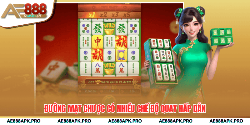 Đường Mạt Chược có nhiều chế độ quay hấp dẫn