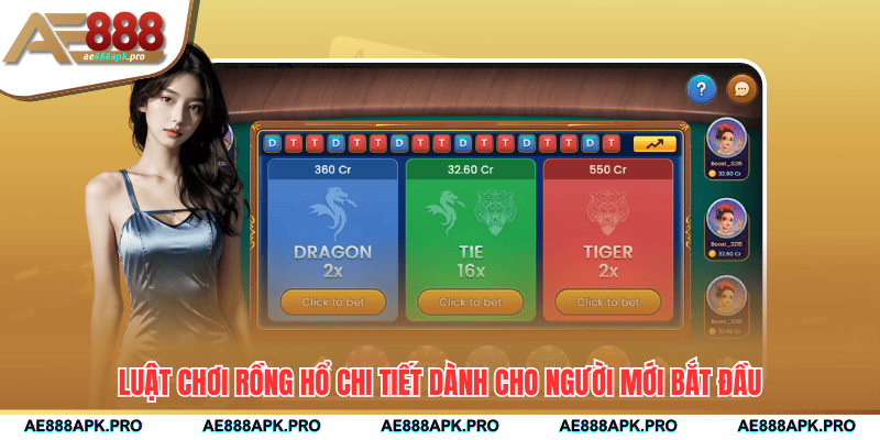 Luật chơi Rồng Hổ chi tiết dành cho người mới bắt đầu
