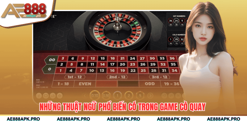 Những thuật ngữ phổ biến có trong game Roulette